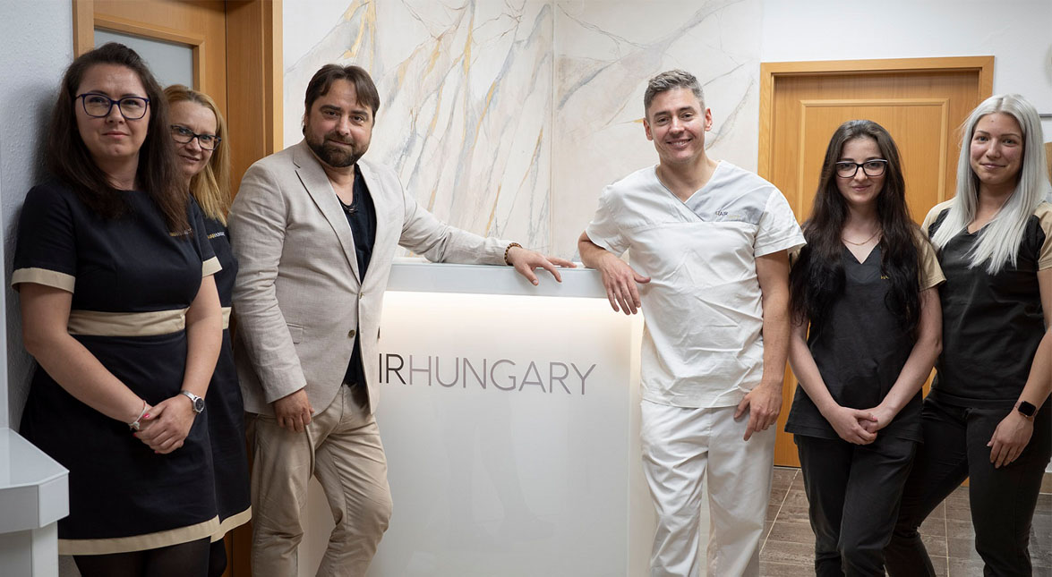 Hajbeultetes klinika Hairhungary csapat